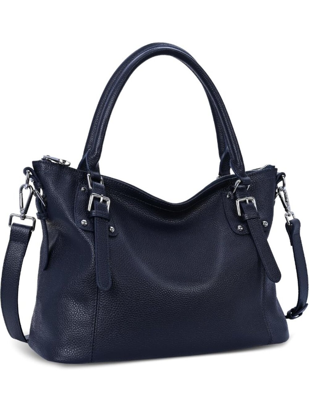 Stylish Leather Shoulder Tote Handbag for Women - Versatile Top Handle Bag